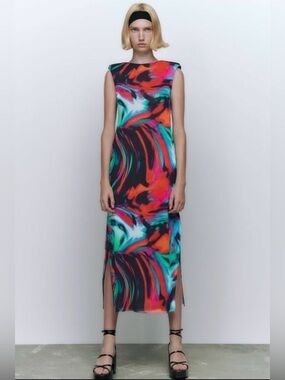 knee length dresses for ladies Black Ruched Side Dress With Slit